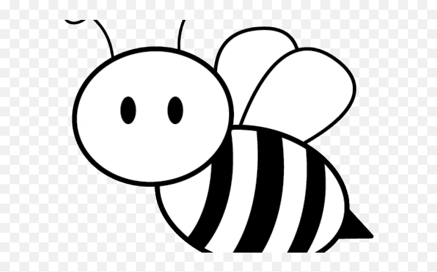 Honey Bee - Bee Clipart Png Black And White Emoji,Bumblebee Clipart