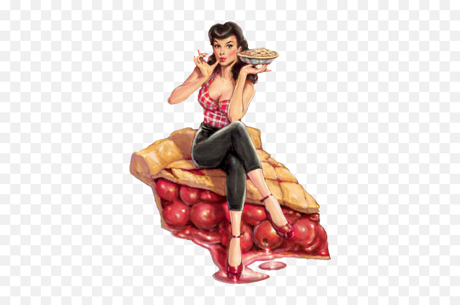 Heritage And Humble Pie Emoji,Pin Up Girl Clipart