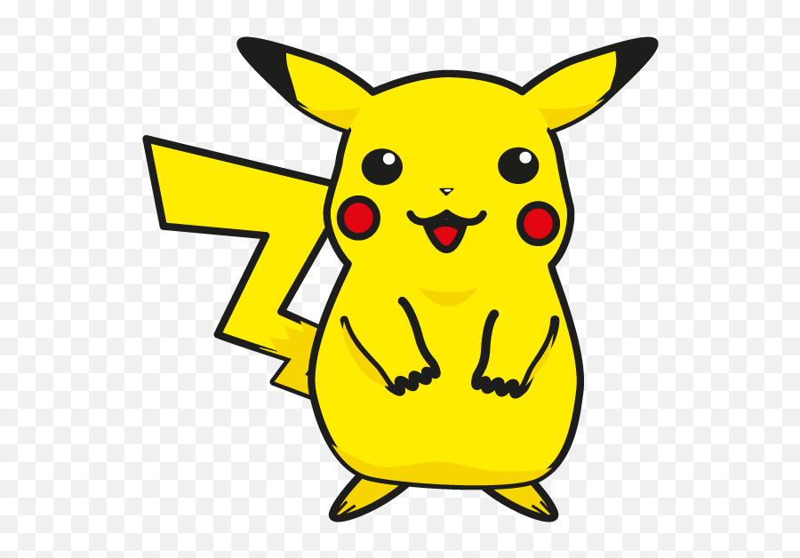 Anime Clipart Pokemon - Pikachu Vector Png Emoji,Pokemon Logo Png