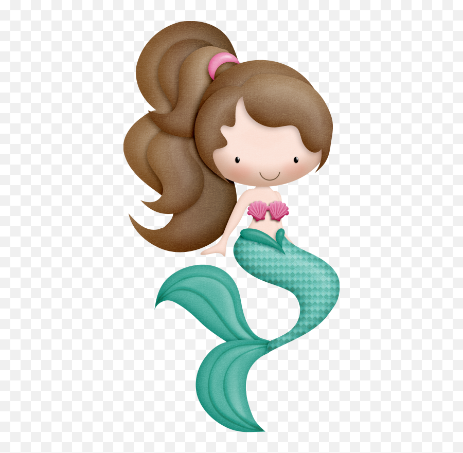 Darker Skin Tone Mermaid Clipart - Mermaid Png Clipart Emoji,Mermaid Clipart