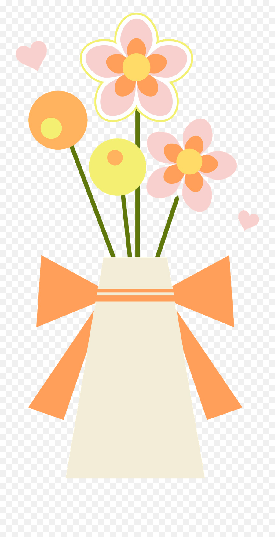 Flowers In A Vase Clipart Free Download Transparent Png - Dot Emoji,Vase Clipart
