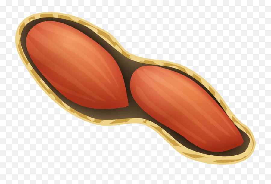 Clipart Peanut Png Transparent Png - Peanut Emoji,Peanut Clipart