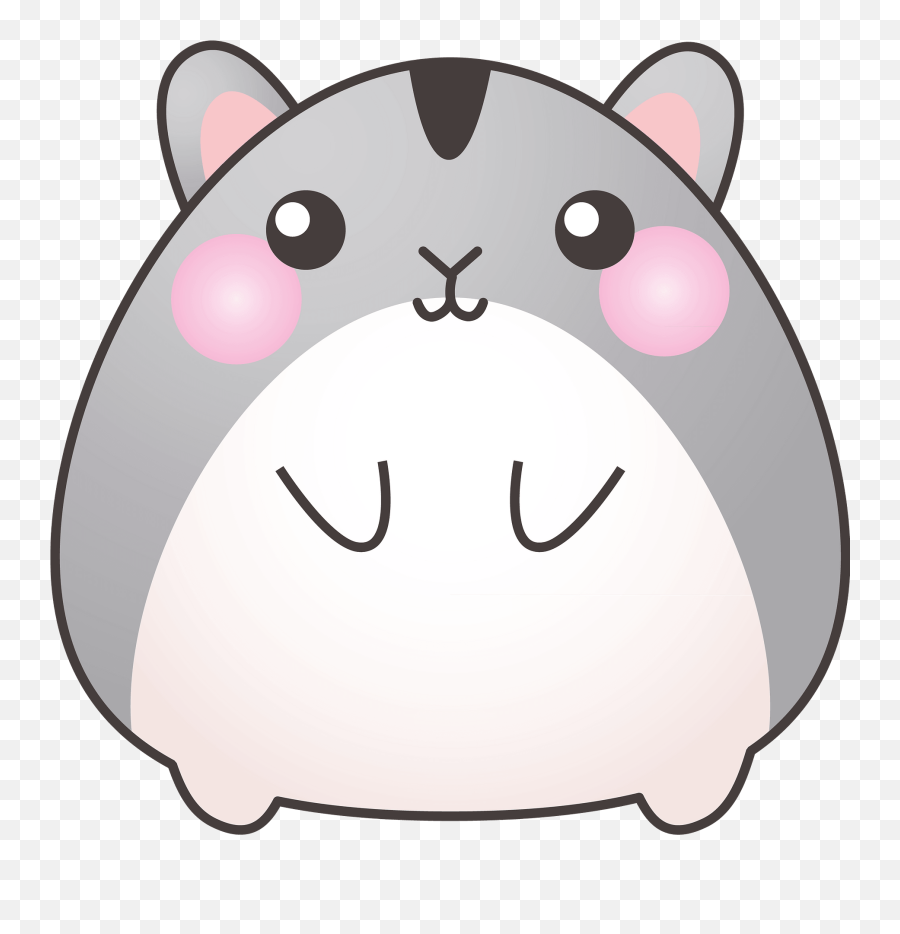 Chibi Hamster Clipart - Smiley World Emoji,Hamster Clipart