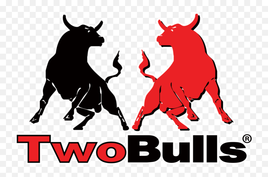 Download Hd Bucking Bull Png Pluspng - Two Bulls Logo Red Transparent Bull Logo Emoji,Bulls Logo