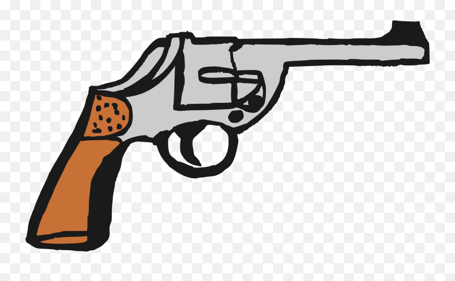 Handgun Transparent Pastol - Comic Gun Png Emoji,Pistol Transparent