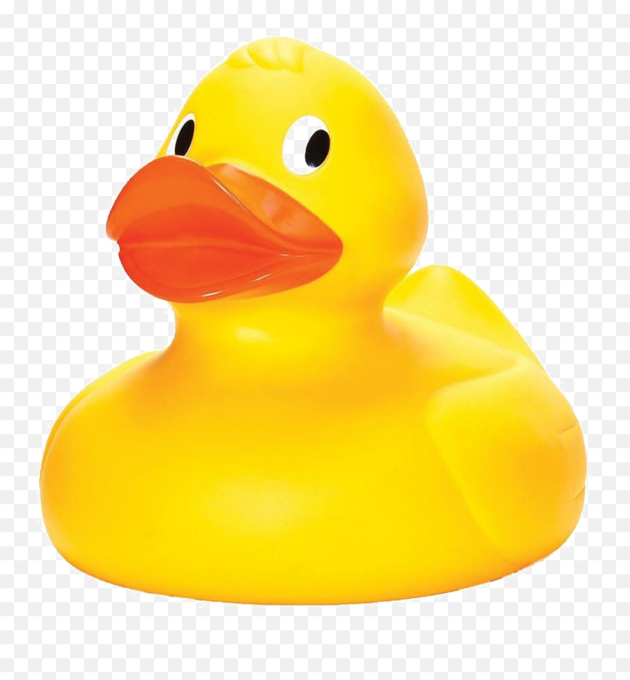 Yellow Duck Transparent Image - Yellow Duck Rubber Emoji,Duck Transparent