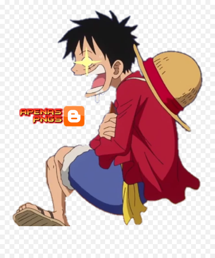 Luffy Png Transparent Image - Luffy Sitting Png Emoji,Luffy Png