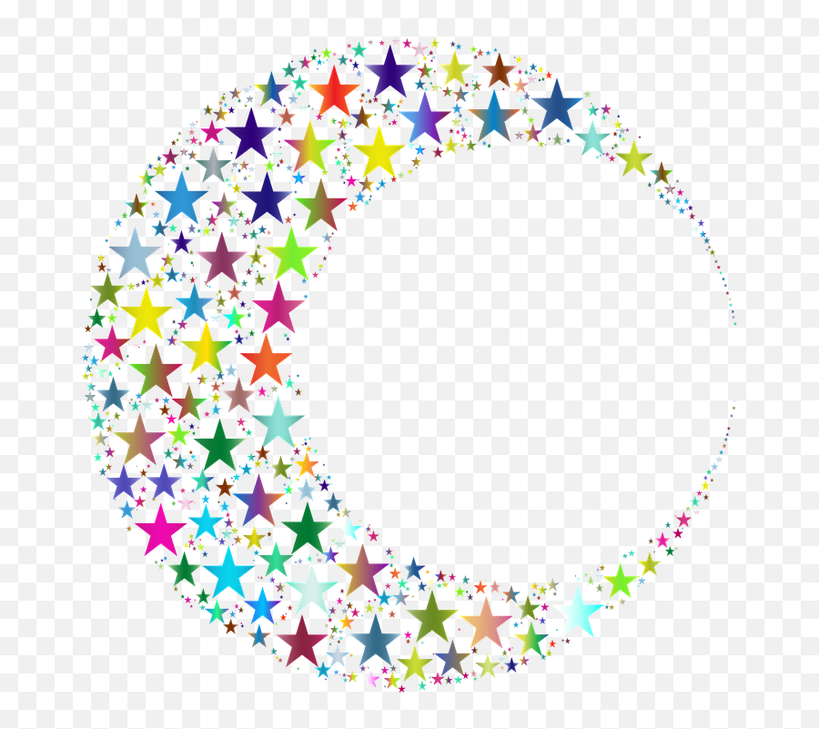Crescent Moon Lunar Stars - Free Vector Graphic On Pixabay Portable Network Graphics Emoji,Crescent Moon Transparent