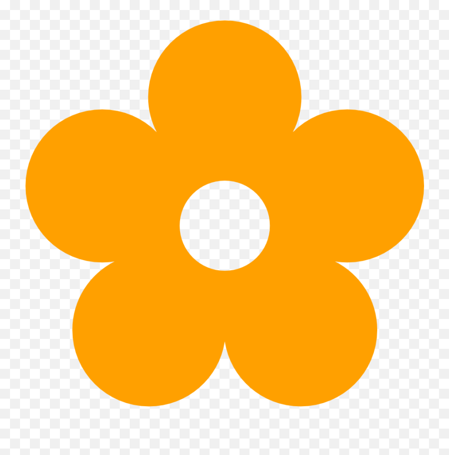 Best Orange Clipart - Transparent Background Orange Flower Clipart Emoji,Orange Clipart
