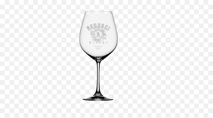Regusci Winery - Sandblast Wine Glass Design Emoji,Wine Glass Logo