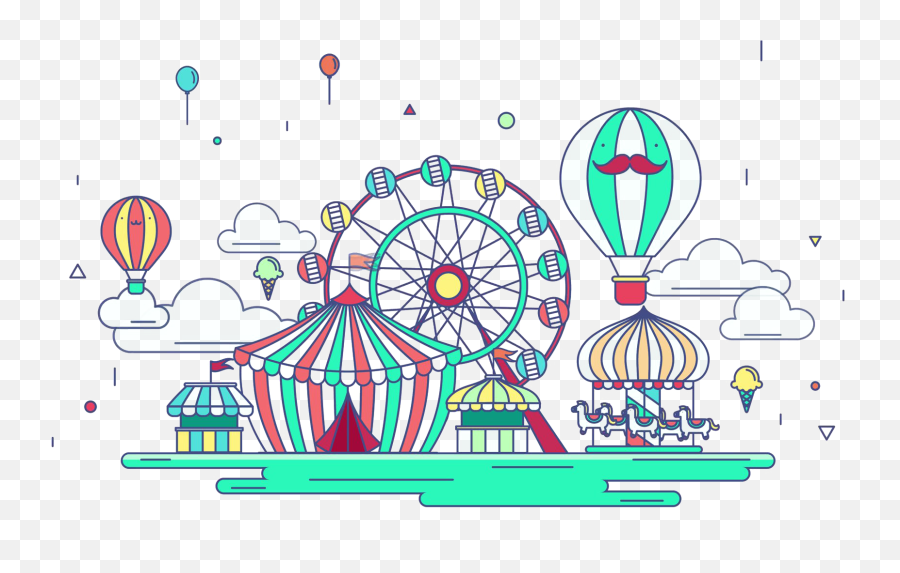 Amusement Park Png Emoji,Park Png