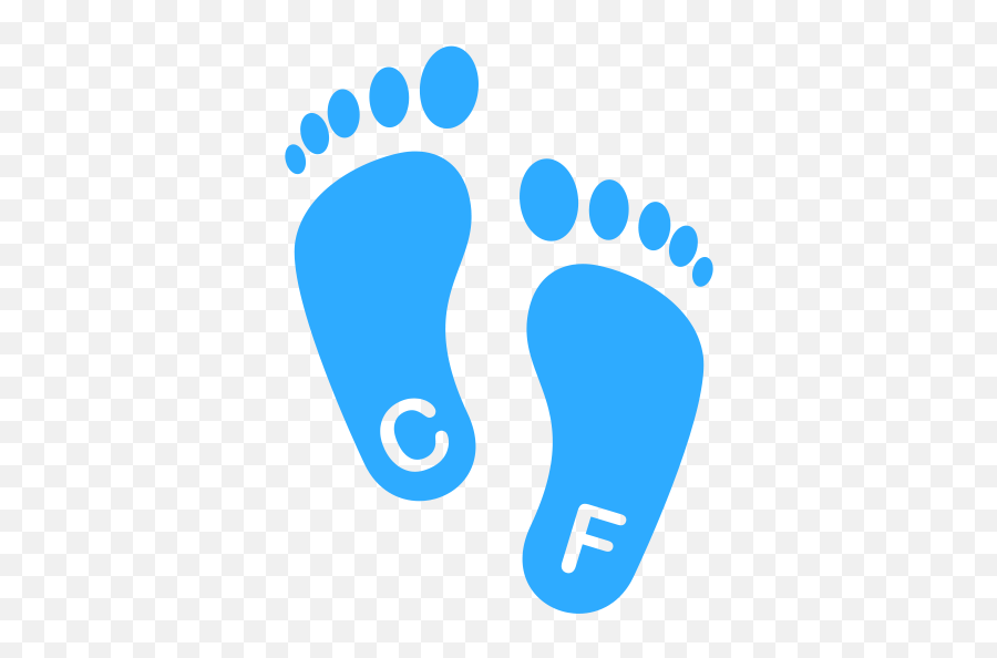 Footprint Clipart Sponsored Walk - Logo Of 2 Footprints Pies Azules De Bebe Emoji,Footprint Png