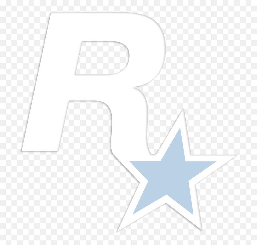 White Rockstar Logo Png - Rockstar Games White Logo Png Emoji,Rockstar Logo