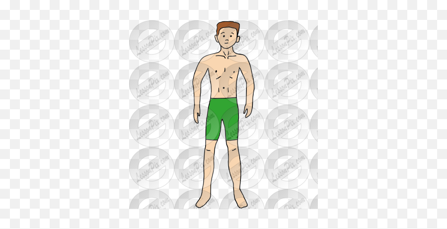Swimsuit Picture For Classroom Therapy Use - Great Emoji,Bathing Suit Clipart