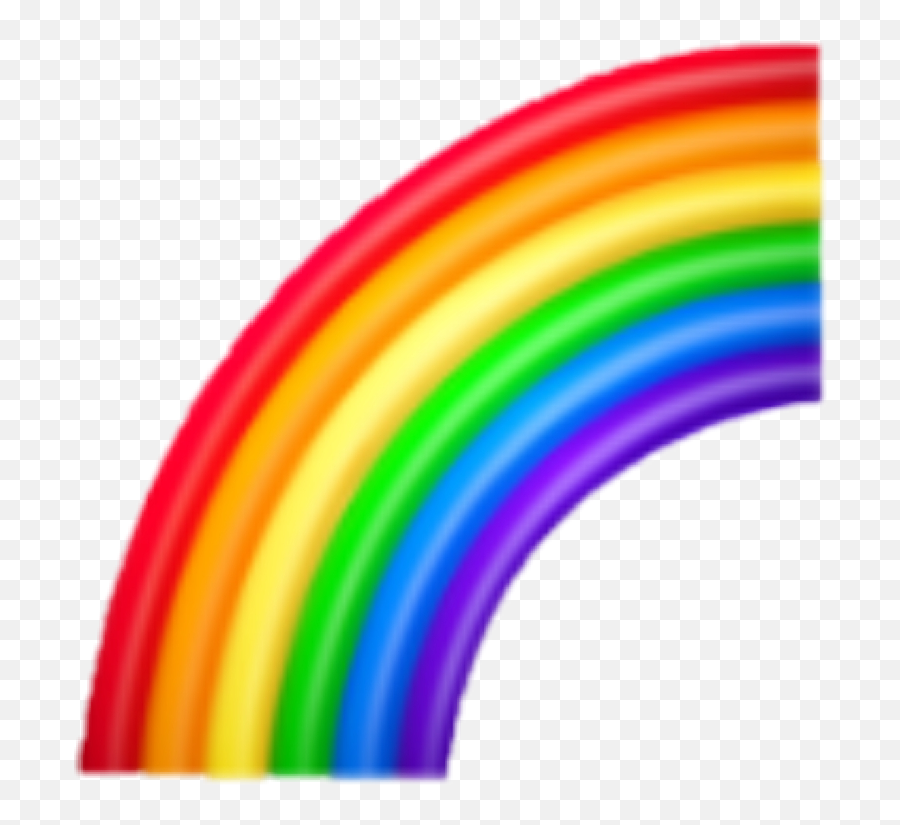 Download Emojisticker Emoji Emojis Rainbow Iphone - Half,Iphone Emojis Png