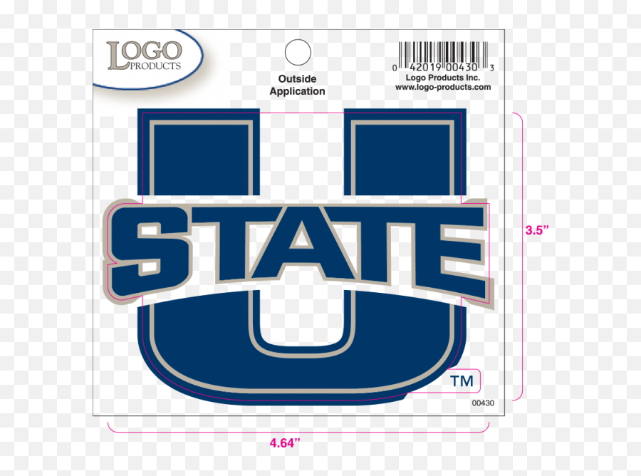 Utah State University - Sticker Small Emoji,Utah Valley University Logo