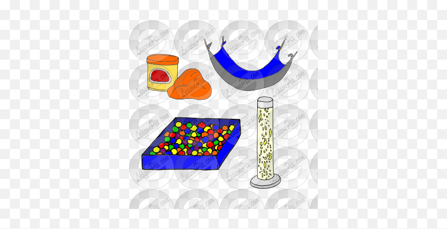 Sensory Room Picture For Classroom Therapy Use - Great Emoji,Rooms Clipart