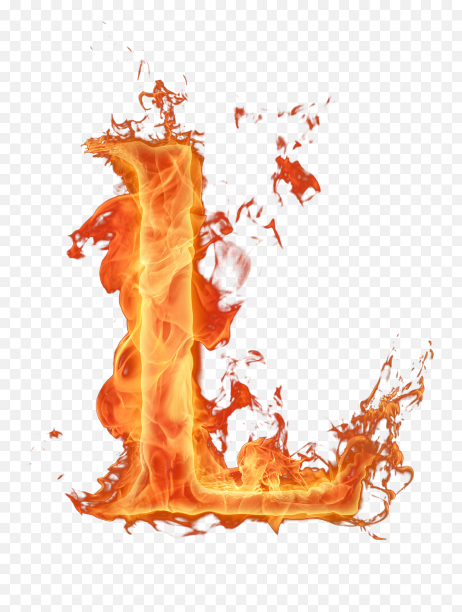 Flame Clipart Fuego Picture - L Fire Letter Transparent Emoji,Fuego Png