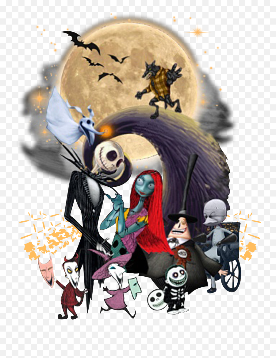 Hd The Nightmare Before Christmas 25th - Jack Skellington Y Sally Png Emoji,Nightmare Before Christmas Png