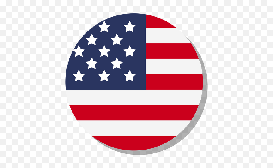 Usa Flag Language Icon Circle - Icon Usa Flag Circle Emoji,Usa Png