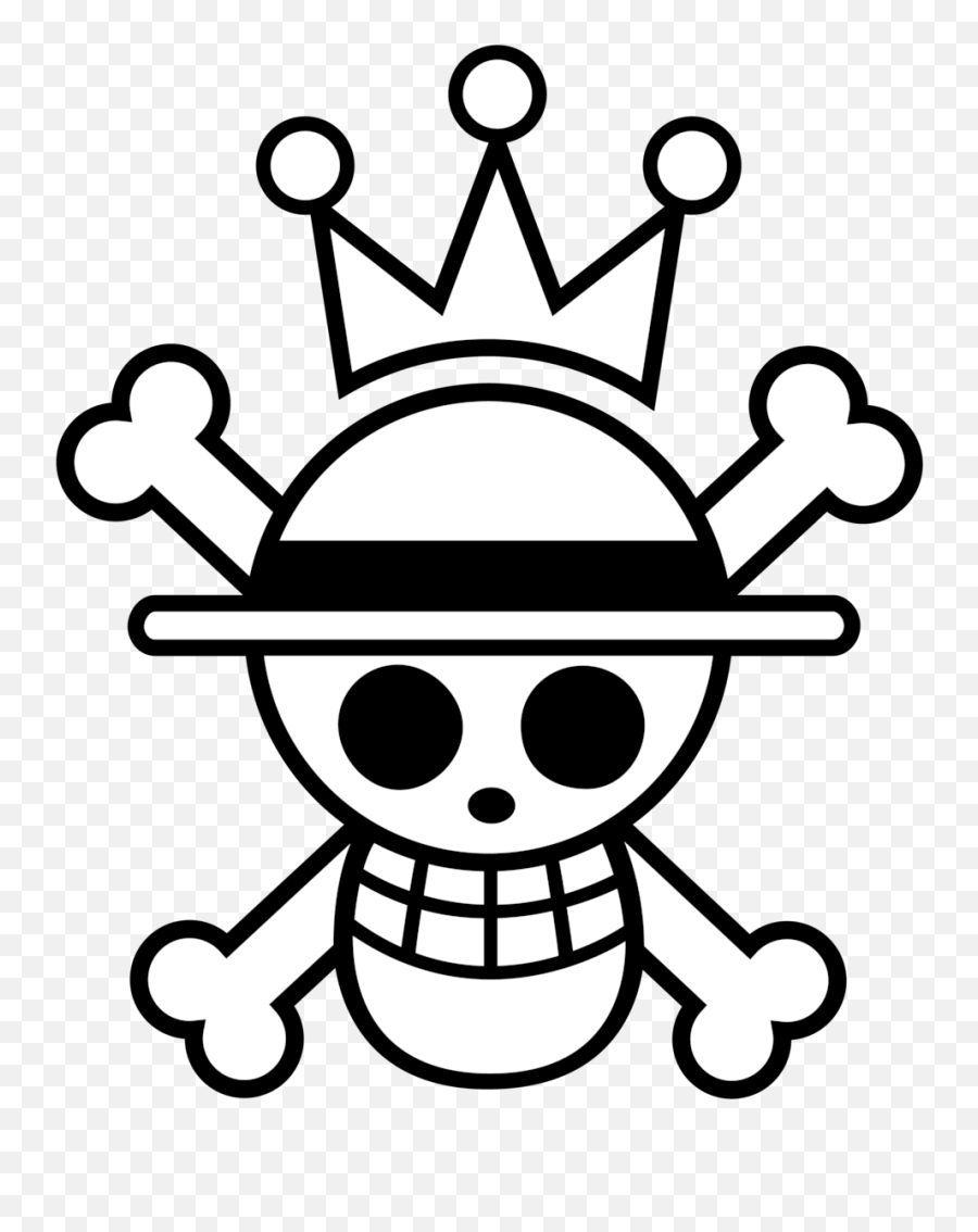 Drawing Pirates Pirate Flag Clip - One Piece Drawings Flag Emoji,One Piece Logo