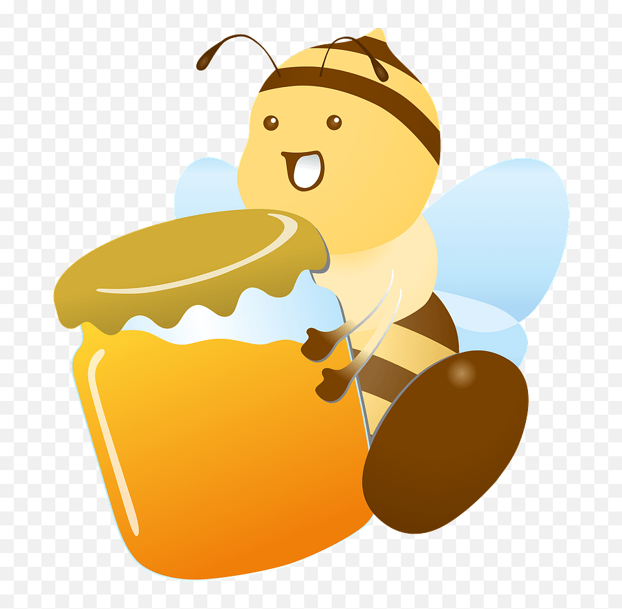 Honey Bee Clipart Free Download Transparent Png Creazilla - Fictional Character Emoji,Honey Bee Clipart