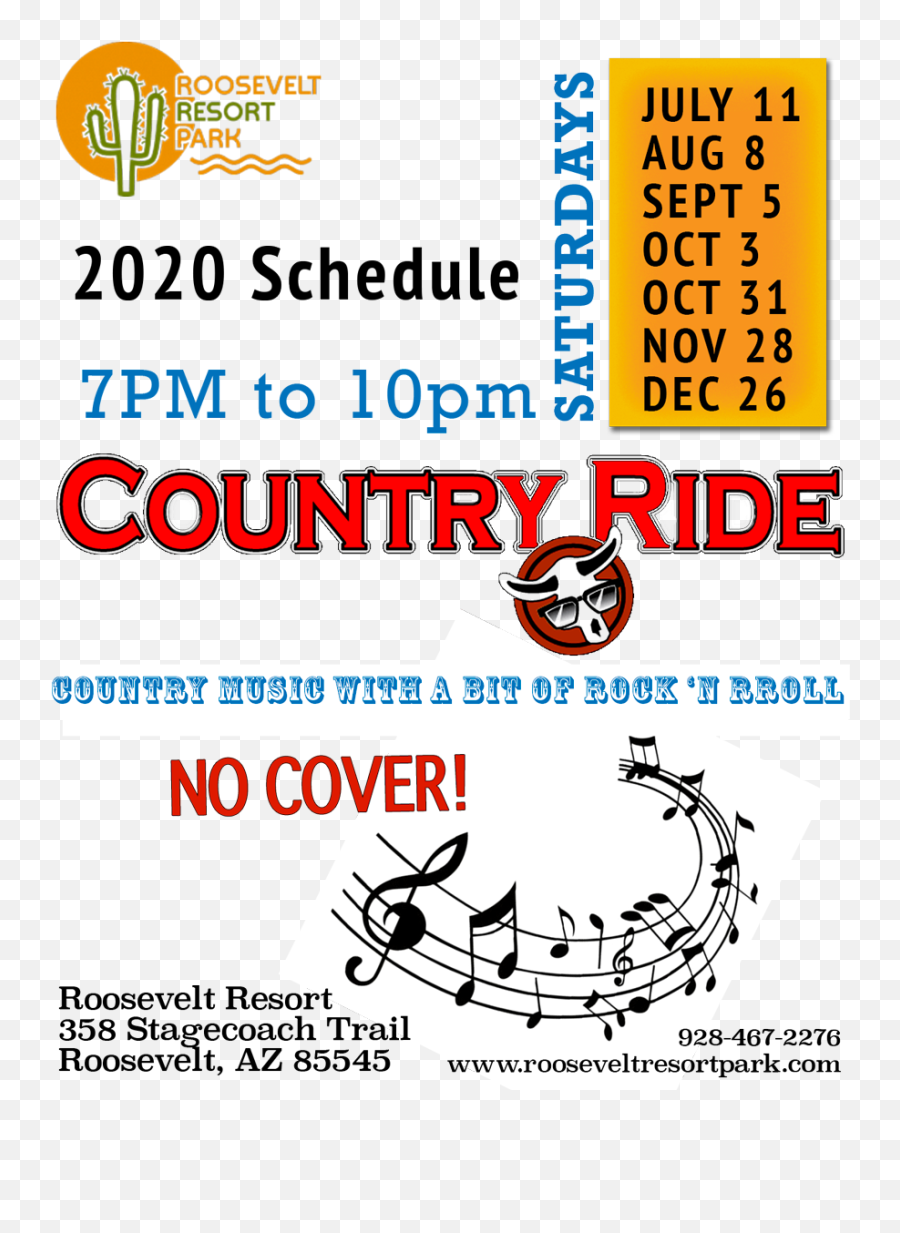 Live Music Country Ride Band Roosevelt Resort Park Emoji,Live Music Png