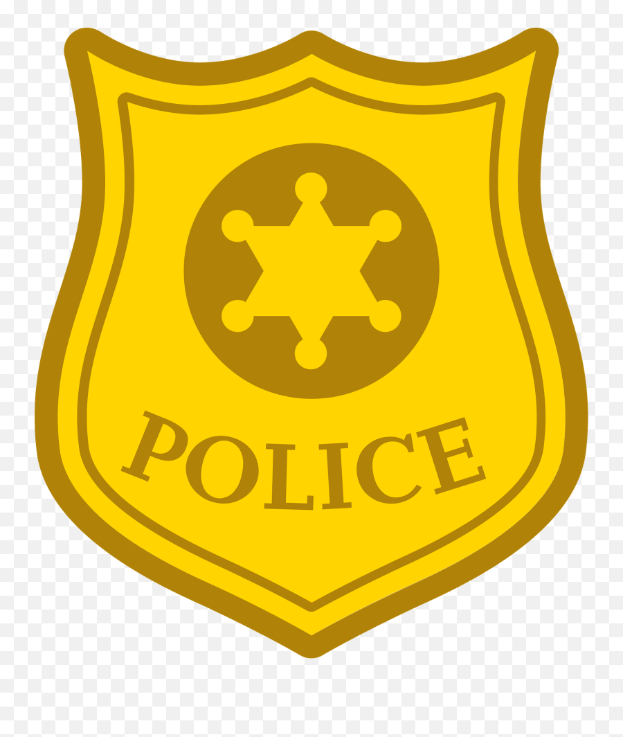 Police Badge Clipart Free Download Transparent Png Creazilla - Solid Emoji,Police Badge Clipart