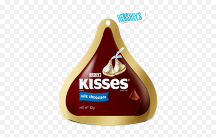 Kisses Creamy Milk Chocolates 52 Gr - Kisses Creamy Milk Chocolate Candy Emoji,Hershey Kisses Logo
