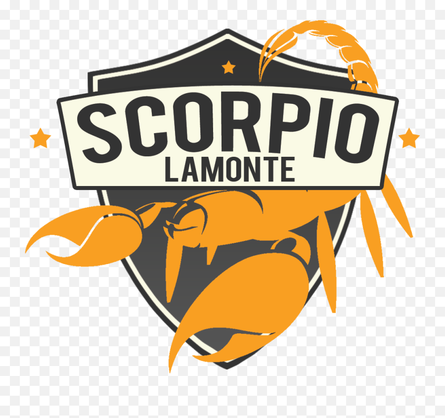 Fashion Logo Design For Scorpio Lamonte - Red Scorpion Drawing Emoji,Scorpio Logo