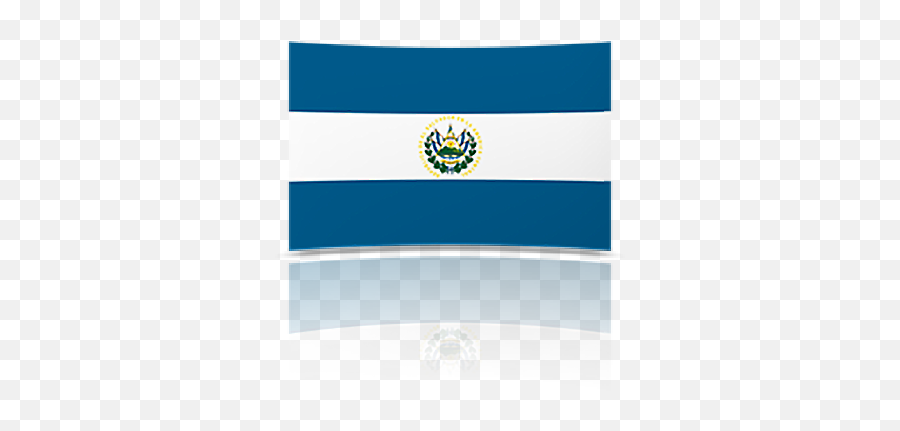 12 Mini Flag - Vertical Emoji,El Salvador Flag Png