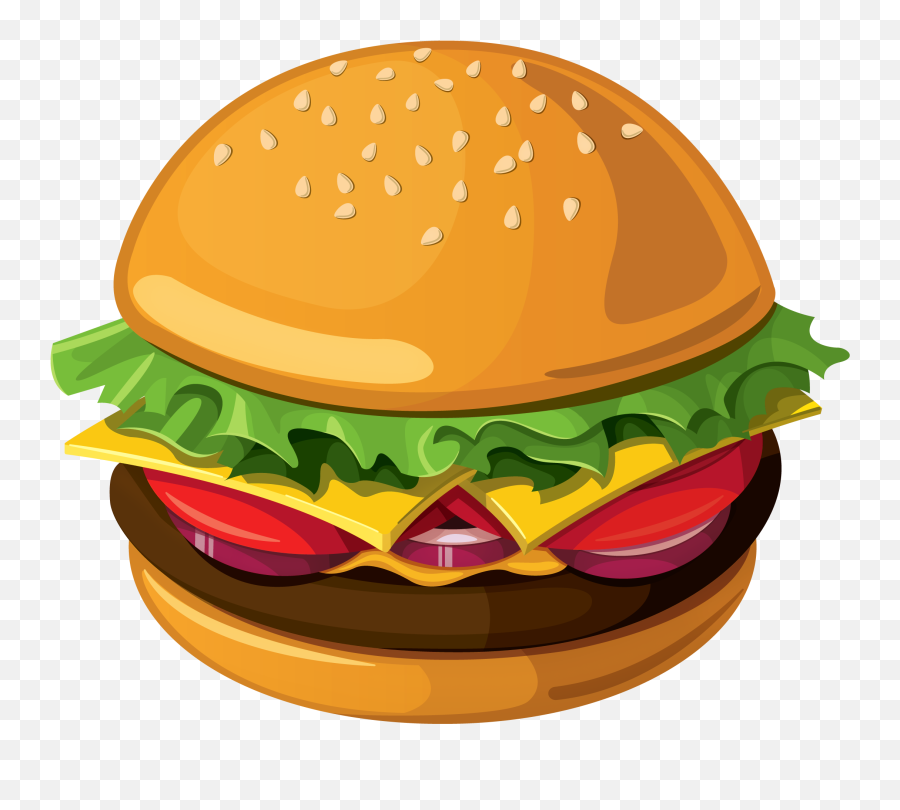 Hamburger Vector Picture Clipart - Hamburger Png Emoji,Hamburger Clipart