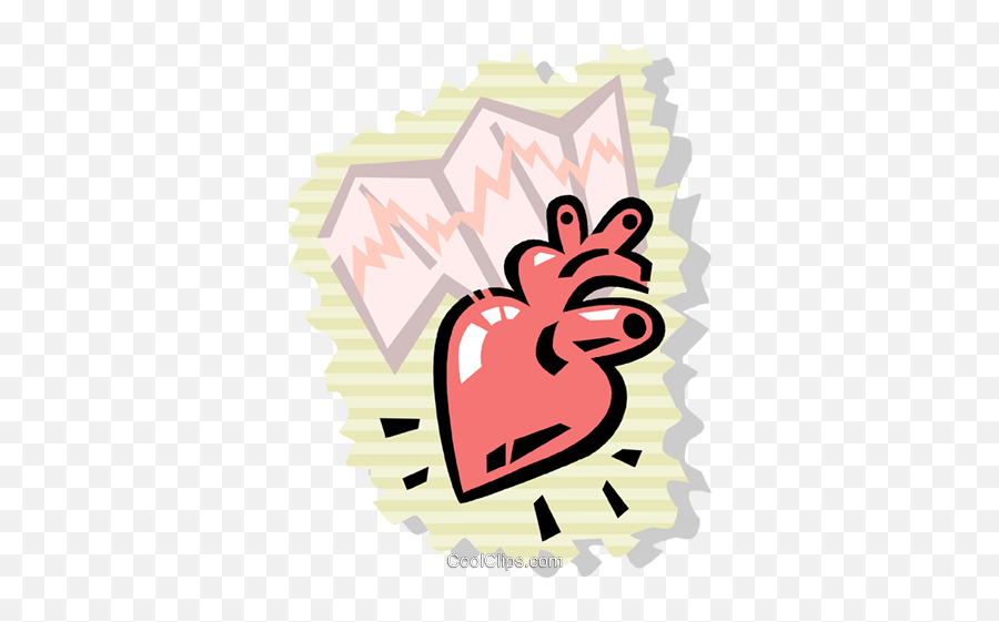 Human Heart Royalty Free Vector Clip Art Illustration Emoji,Realistic Heart Clipart