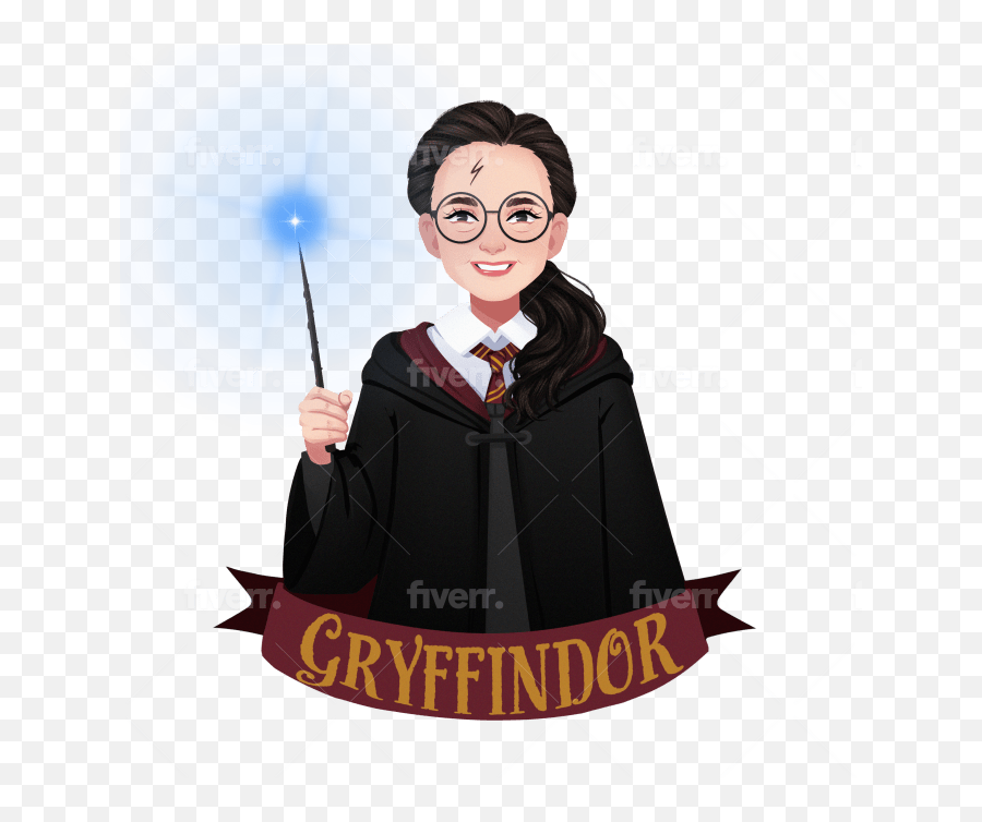 Draw You Portrait As A Harry Potter Character By Tumantyan Emoji,Gryffindor Clipart