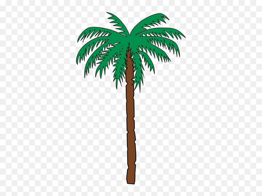 Palm Tree Clip Art At Clkercom - Vector Clip Art Online Emoji,Christmas Palm Tree Clipart