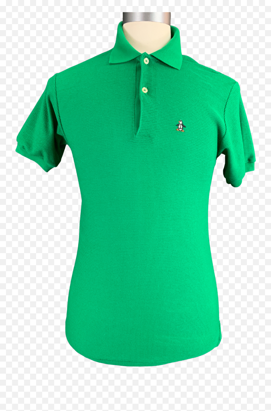 Vintage 80u0027s Bright Green Penguin Polo Shirt By Grand Slam Emoji,Polo Shirt With M Logo