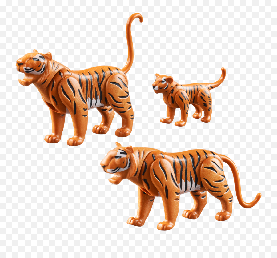 Tigers With Cub - 70359 Emoji,Cub Clipart