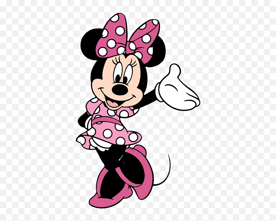 Minnie Mouse Clip Art 3 - Minnie Mouse Drawing Pink Emoji,Mouse Clipart