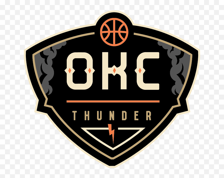 Oklahoma City Thunder - Oklahoma City Thunder Rebrand Logo Png Emoji,Okc Thunder Logo