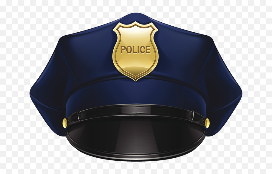 American Police Hat Png - Police Officer Police Hat Clipart Emoji,Police Car Clipart