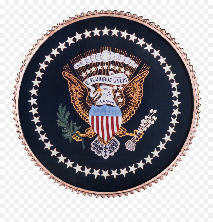 Truman Seal Decoupage Wine Coaster - John Kennedy Presidential Library And Museum Emoji,Presidential Seal Png