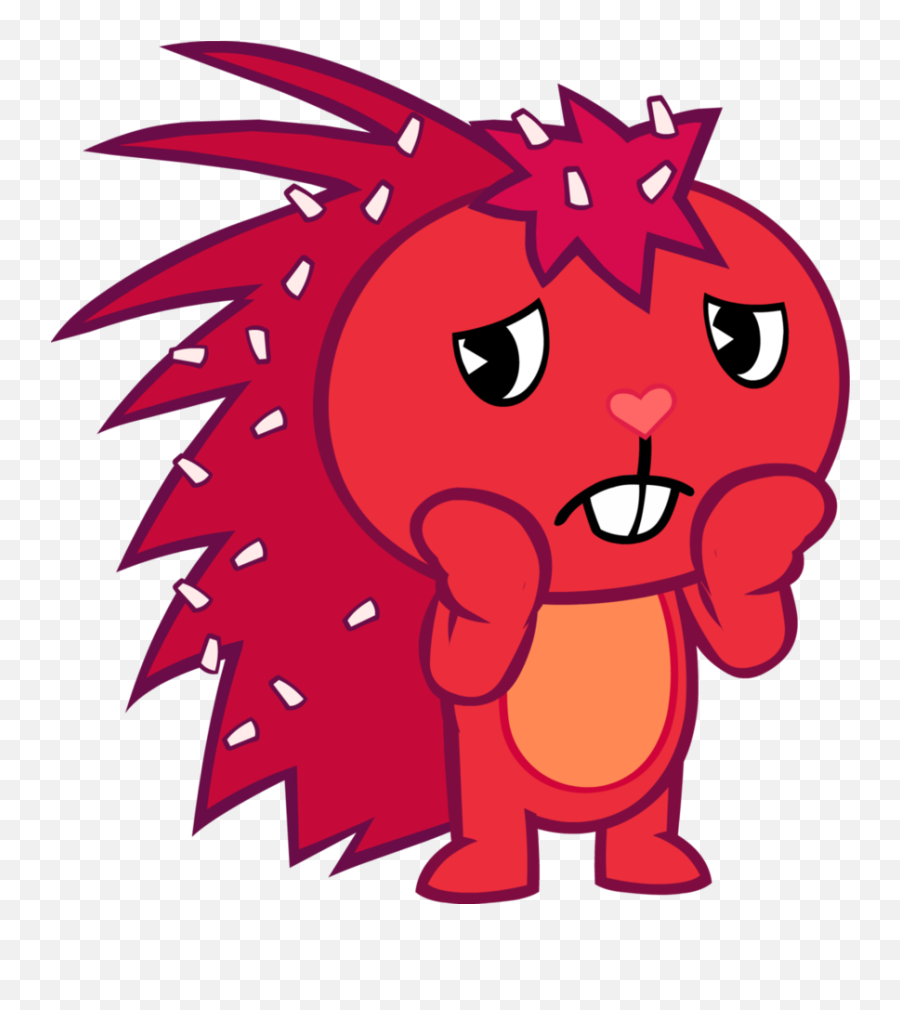 Red Dandruff Porcupine By Nemaohtf - Happy Tree Friends Flaky Htf Emoji,Porcupine Clipart