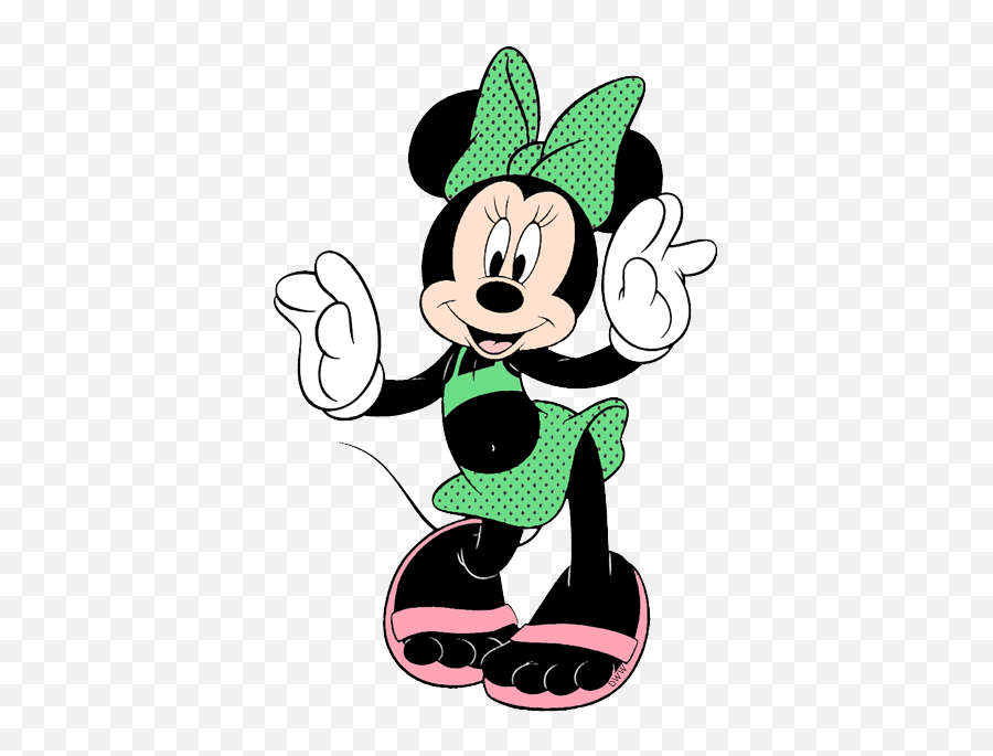 Disney Summertime Clip Art 2 Disney Clip Art Galore - Minnie Mouse In Swimsuit Emoji,Swimsuit Clipart