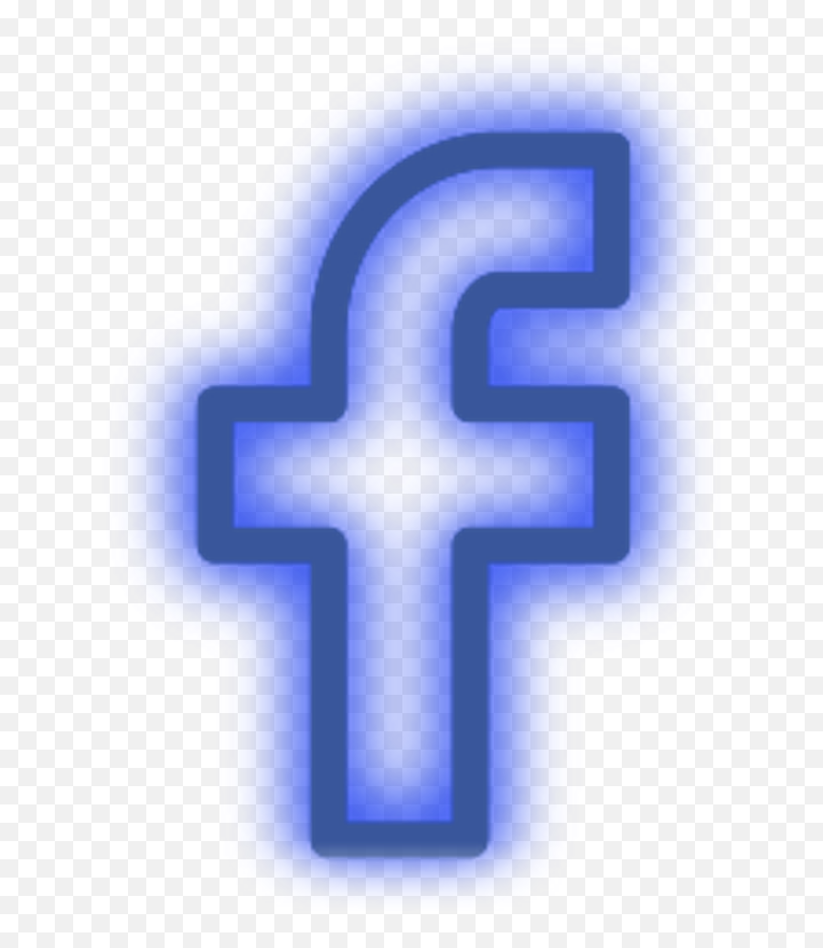 Download Facebook Logo Icon Led Blue Darkblue Light F - Fb Logo Neon Png Emoji,Facebook Logo Images