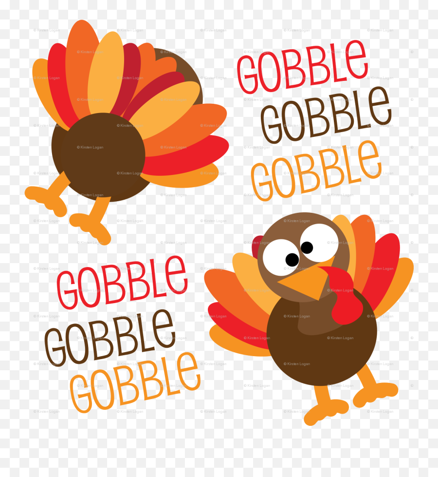 Turkey Face Gobble Gobble Gobble Funny - Thanksgiving Gobble Gobble Emoji,Turkey Face Clipart