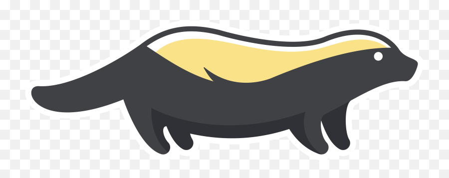 Honey Badger Digital Clipart - Animal Figure Emoji,Honey Badger Logo