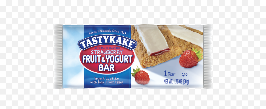 Strawberry Fruit Yogurt Bar Tastykake Emoji,Strawberries Png