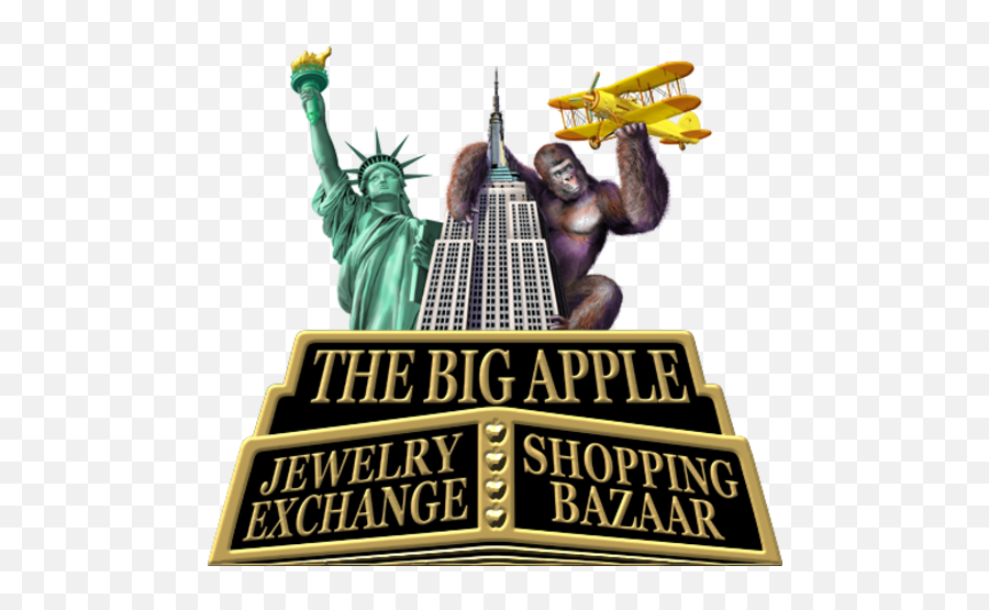 The Big Apple Shopping Bazaar Jewelry Exchange Salon U0026 Spa - Statue Of Liberty Emoji,Apple Logo Copy And Paste