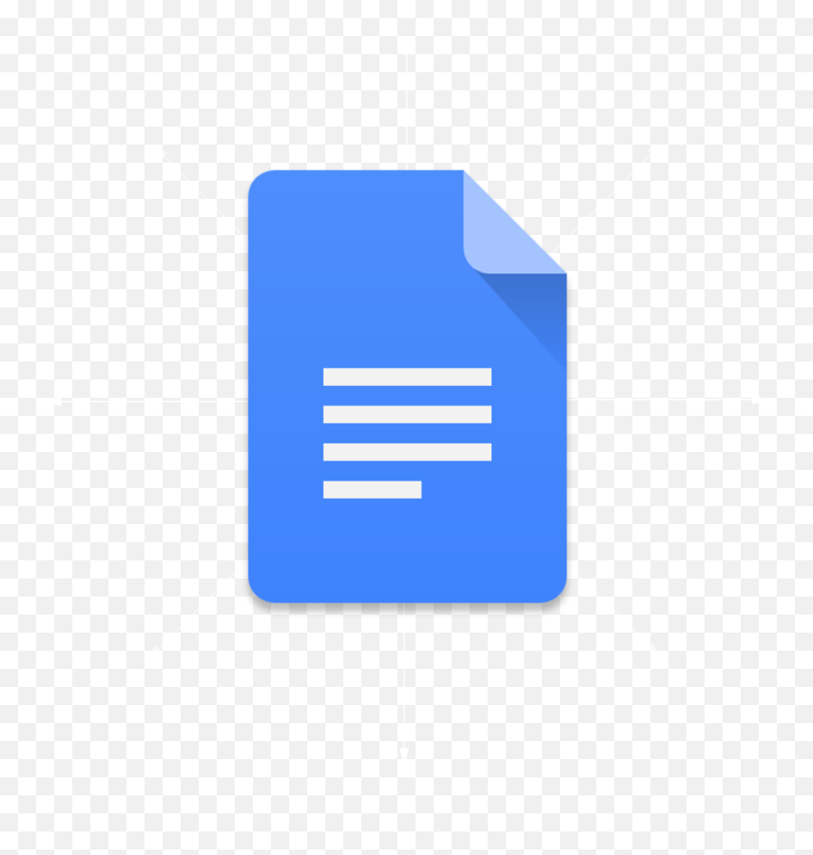 Google Docs Logo Png Transparent - Transparent Google Docs Icon Png Emoji,Google Docs Logo