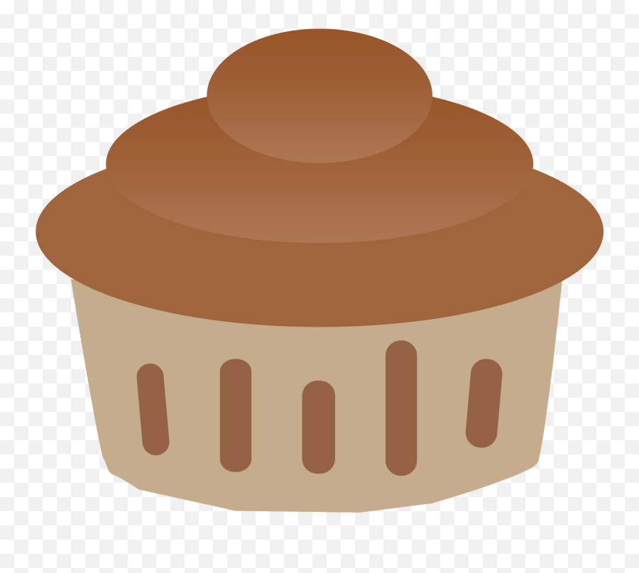 Vanilla And Chocolate Cupcake Clipart - Choclate Cup Cake Clipart Emoji,Chocolate Clipart